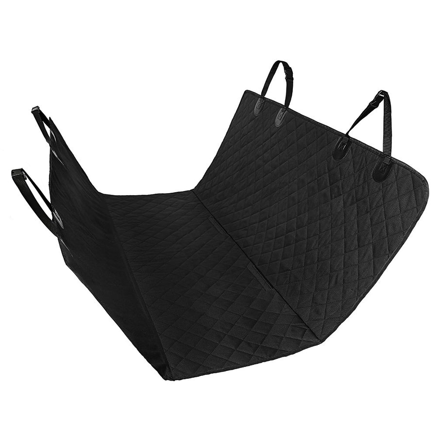 Dog Car Seat Cover View Mesh Pet Carrier Hammock Safety Protector Car Rear Back Seat Mat With Zipper And Pocket For Travel 7