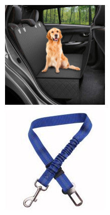 Dog Car Seat Cover View Mesh Pet Carrier Hammock Safety Protector Car Rear Back Seat Mat With Zipper And Pocket For Travel 10