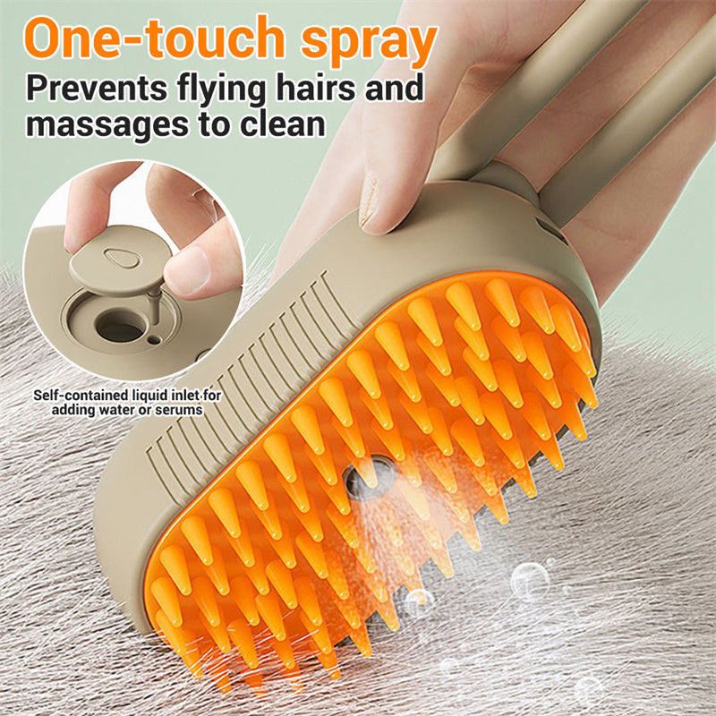 Cat dog grooming brush silicone bristles