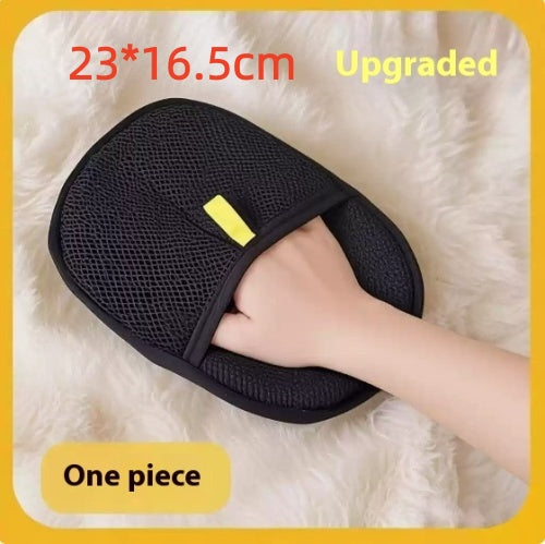 Pet Hair Remover Gloves – Deshedding Brush Mitt for Dogs, Cats & Rabbits 12