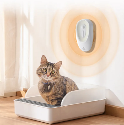Pet Odor Eliminator for Litter Boxes – USB Rechargeable Deodorizer & Sterilizer for Cats