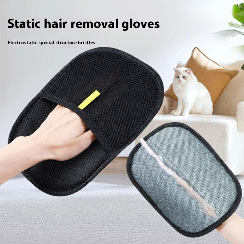 Pet Hair Remover Gloves – Deshedding Brush Mitt for Dogs, Cats & Rabbits 9