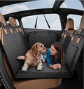 Made4Pets Pet Dog Car Back Seat Cover Back Seat Extension Pad Can Bear 400 Pounds Waterproof And Non-slip Dog Car Hammock Eight-layer Hard Bottom With PE Foam Easy To Install And Clean 1