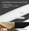 Made4Pets Pet Dog Car Back Seat Cover Back Seat Extension Pad Can Bear 400 Pounds Waterproof And Non-slip Dog Car Hammock Eight-layer Hard Bottom With PE Foam Easy To Install And Clean 4